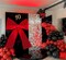 Red Black Balloon Garland 127 Pcs 18In 12In 10In 5In Latex Balloons Arch Kit